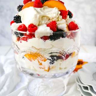 Peach Berry Trifle