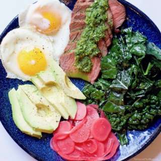 Farmers Market Chimichurri Steak Salad