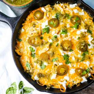 Chicken Stacked Enchiladas