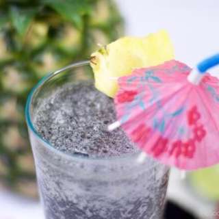 Tropical Fruit & Charcoal Smoothie