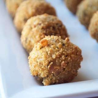 Gluten & Dairy Free Bacon Mushroom Risotto Bites