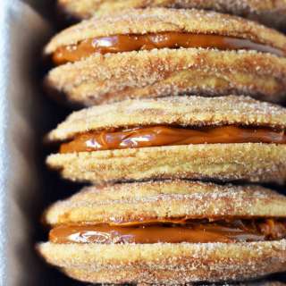 Dulce de Leche Cinnamon Sandwich Cookies