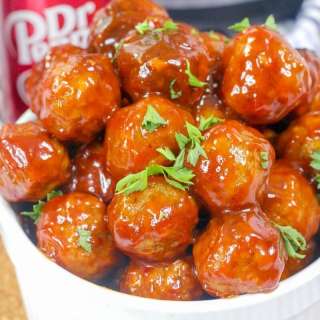 Dr. Pepper Instant Pot Meatballs