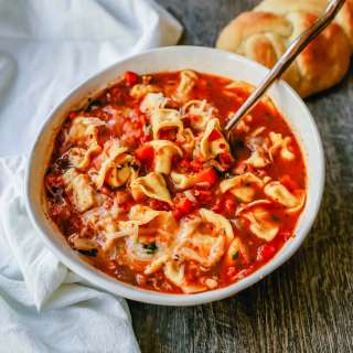 Vegetable Tortellini Soup