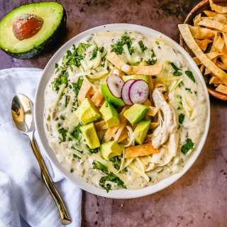 Green Chile Chicken Enchilada Soup