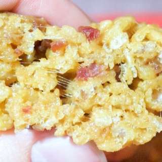 Bacon Peanut Butter Rice Krispie Treats
