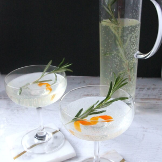 Rosemary Orange Vodka Spritzer