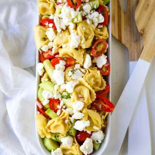 Greek Tortellini Pasta Salad