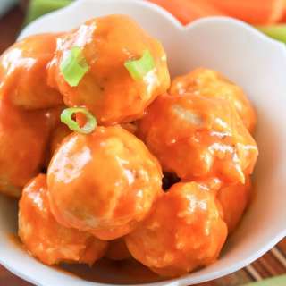 Keto Buffalo Chicken Meatballs