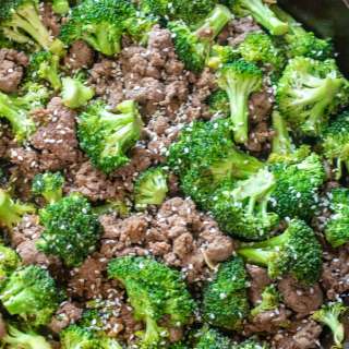 Easy Ground Beef and Broccoli