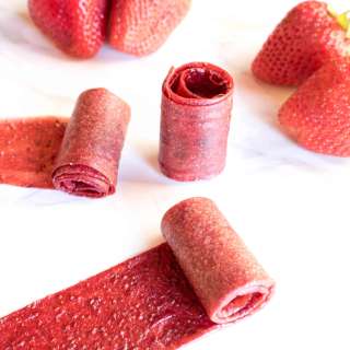 Strawberry Fruit Rolls Ups