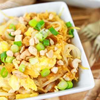 The Best Spaghetti Squash Pad Thai
