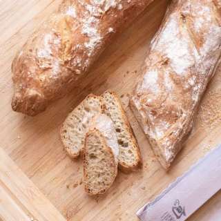 Easy Crusty French Baguette