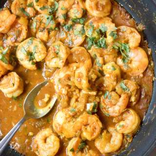Super Easy Coconut Curry Shrimp