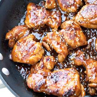 Sweet and Spicy Sriracha Chicken Thighs