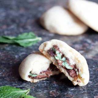 Andes Stuffed Sugar Cookies