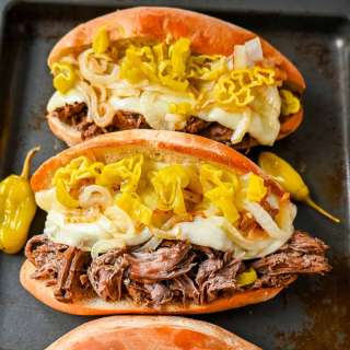 Best Slow Cooker Italian Beef Sandwiches