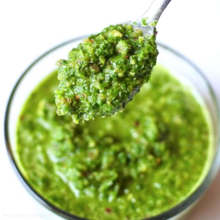 Homemade Chimichurri Sauce with Fresh Herbs