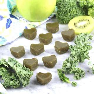 Healthy Homemade Green Gummy Snacks