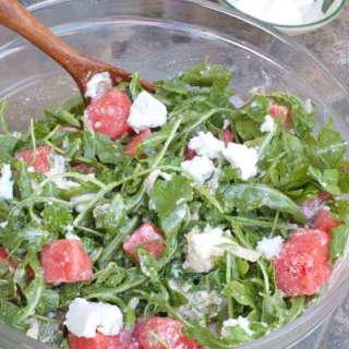 Arugula Watermelon Feta Salad