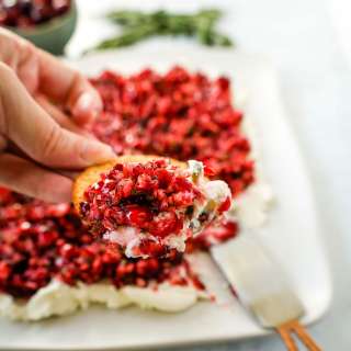 Cranberry Jalapeno Cream Cheese Dip