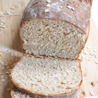 Whole Wheat Honey Oat Bread