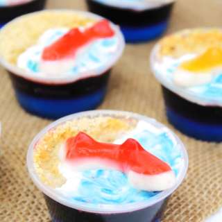 Swimming Shark Jello Shots
