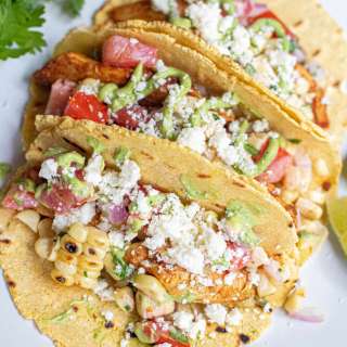 Mexican Street Corn Chicken Tacos