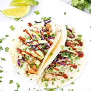 Sweet Sriracha Chicken Tacos