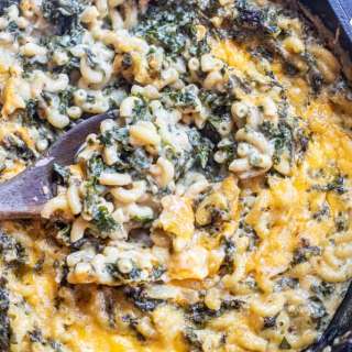 Homemade Mac and Cheese with Kale