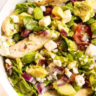 Chicken Bacon Greek Salad