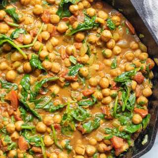 Chickpea Spinach Curry