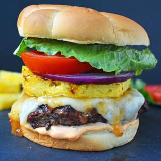 Sweet and Spicy Hawaiian Burger