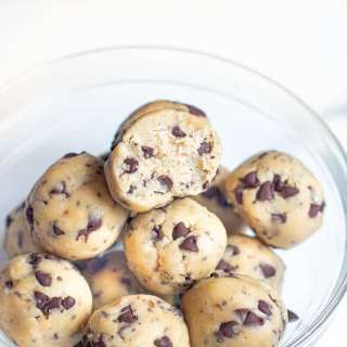 Vegan Chocolate Covered Cookie Dough Bites