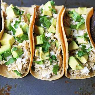 Creamy Crock Pot Salsa Verde Chicken