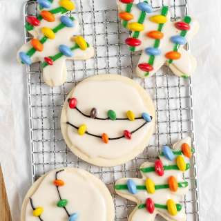 Christmas Light Cookies (2 Ways)