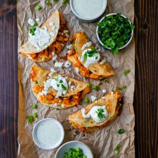 Crispy Buffalo Chicken Tacos