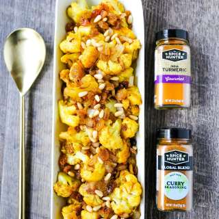 Turmeric Roasted Cauliflower