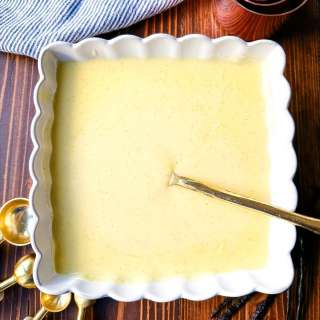 Vanilla Sauce for Bread Pudding (Creme Anglaise)