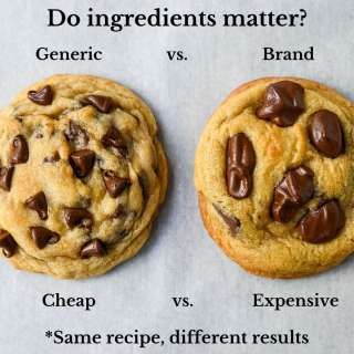 Generic vs Brand Ingredients in Chocolate Chip Cookies