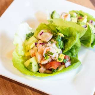 Shrimp Ceviche Lettuce Wraps