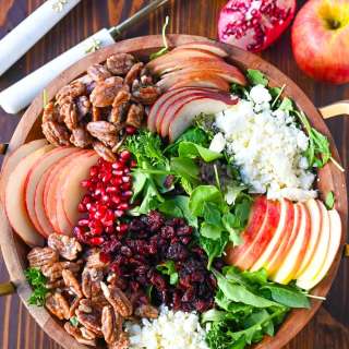 Autumn Honeycrisp Apple Candied Pecan Salad