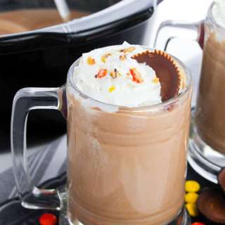 Slow Cooker Peanut Butter Hot Chocolate