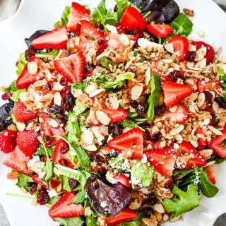 Strawberry Spring Mix Salad