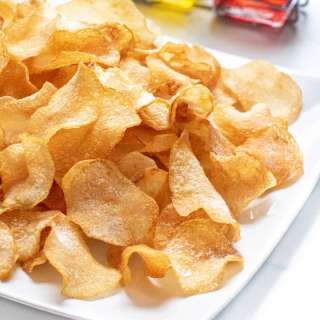 Homemade Salt and Vinegar Chips