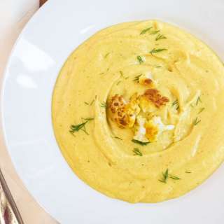 Creamy Curried Cauliflower Soup