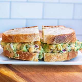 Avocado Chickpea "Tuna" Salad