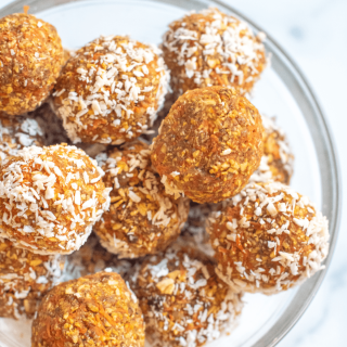 No Bake Carrot Cake Balls