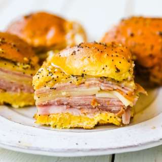 Baked Ham and Cheese Sliders