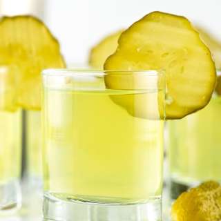 Pickle Shots with Vodka
